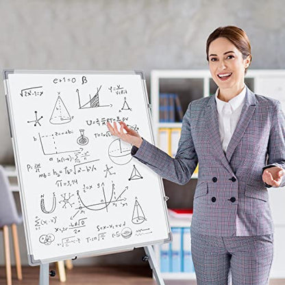 Tinlade 3 Pack Dry Erase Boards, Magnetic Dry Erase White Board Bulk Silver Aluminum Framed Whiteboard Message Presentation Wall Mounted for School Office and Home(24 x 18 Inch) - size: 24 x 18 Inch
