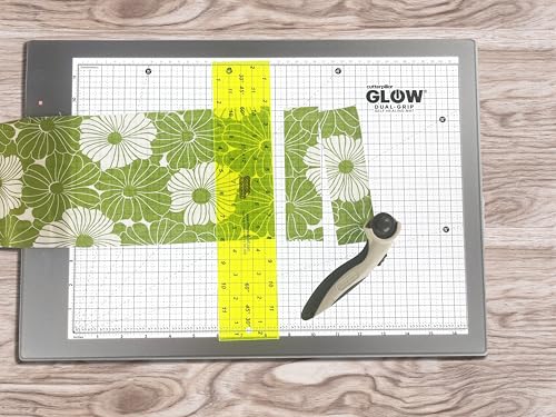 Cutterpillar Glow Premium II LED Light Board with Translucent Self-Healing Cutting Mat – 13" x 19" Light Box Tracing Pad with Non-Slip Mat and Built-In Rechargeable Battery - style: Glow Premium