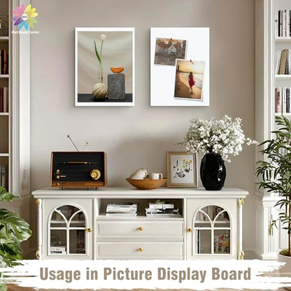 Mat Board Center, Pack of 10 Acid-Free Foam Boards, 16x20 inch White Foam Boards, 1/8" Thick - color: White, size: 16x20