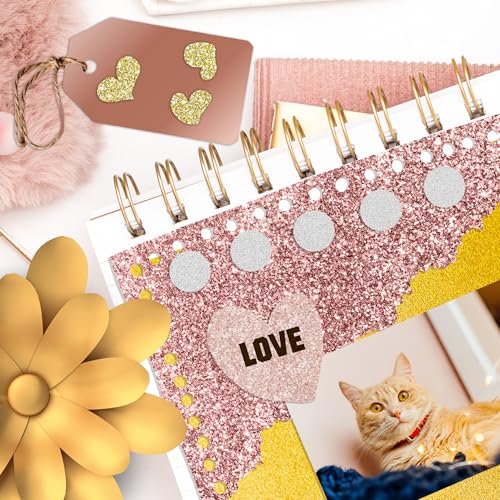 36 sheets Gold Sliver Rose Gold 12x12 Cardstock Scrapbook Decorative Paper for Card Making Journaling Origami Scrapbook Paper Scrapbooking Supplies