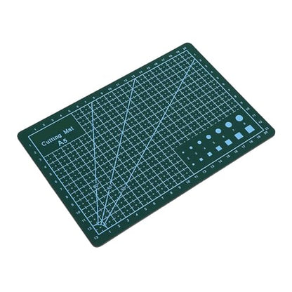 SUNGOOYUE Cutting Mat A5 PVC Self Healing Cutting Board 21 X 15cm Grid Surface Table Protection for Craft Sewing Drawing and Hobby Users Easy to Use for Home Office (Green) - color: Green