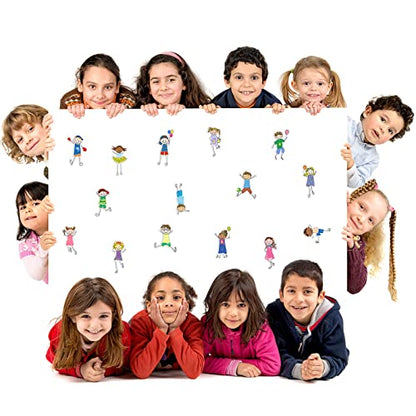 Zonon 90 Pcs Kids Cutouts Classroom Bulletin Board Decoration for Office Classroom Party Bulletin Board Wall Chalkboard Home Decor - style: Kids Style