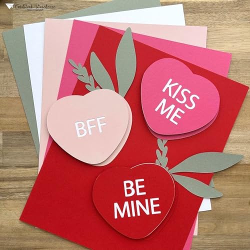 Cardstock Warehouse Colorplan Bright Red Cardstock Paper – 25 Sheets, 8.5 x 11" – 100 lb. / 270 GSM Premium Matte Cover Cardstock for Invitations, Card Making, Scrapbooking & DIY Projects - color: Bright Red