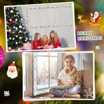 Geyee 360 Pcs Holiday Bulletin Board Borders Seasonal Bulletin Board Decorations Summer Beach Classroom Trim for Classroom School Wall Decor, 12 Design(Pretty) - style: Pretty