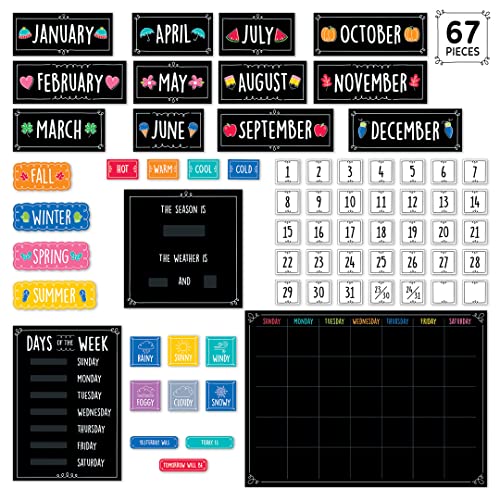CTP Doodle Calendar Set for Classroom (Creative Teaching Press 10668) - color: Doodle