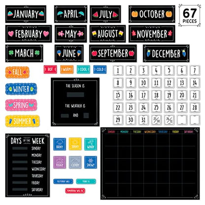 CTP Doodle Calendar Set for Classroom (Creative Teaching Press 10668) - color: Doodle