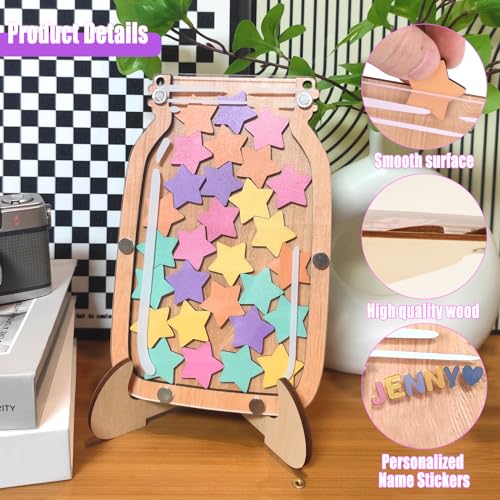 Magnetic Reward Jar,Personalized Reward Jar,Classroom Reward Jar,Kids Reward Jar - color: Multicolored-10