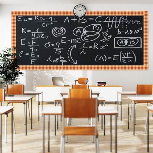 Tenceur 160ft Fall Borders for Bulletin Board 6 Rolls Pumpkin Maple Leaf Scalloped Bulletin Board Border Trim for School Office Whiteboard Blackboard Poster Decor - style: Thanksgiving Style