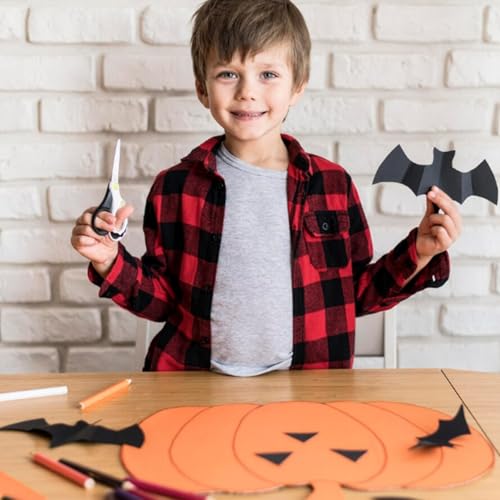 80 Sheets Halloween Cardstock Thick Paper,11.8 x 8.3 Inch Double Sided Paper Card Stock,Scrapbook Papers for Halloween Card Making Party Invitations Greeting DIY Arts Craft Supplies - color: Halloween