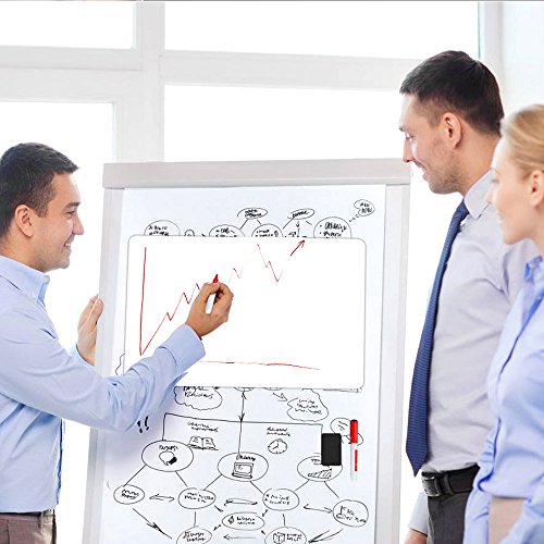 Magnetic Dry Erase Board Fridge White Board Sheet 20x13 inch, Flexible Large Refrigerator Magnets Whiteboard Planner for Home Kitchen, 2 Markers and Eraser - style: White 20"X13"