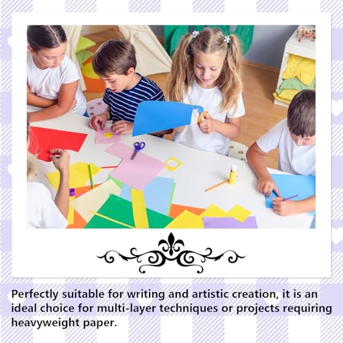 15 Sheets White Cardstock 12"x12",250gsm/90lb Heavyweight Cardstock Paper, Thick and Smooth Card Stock Perfect for Card Making, Scrapbooking and Crafts - color: White