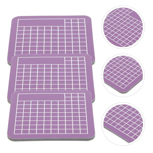 FOMIYES 3Pcs Mini Purple Double-sided Cutting Mats for Crafts DIY Engraving Art Mat Protective Crafting Surface for Paper Sewing Leather Model Making and Scrapbooking