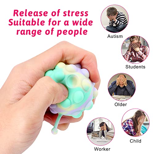 30 Pack Animal Pop Balls Party Favors for Kids,3D Pop Balls Fidget Toys,Birthday Gifts for Boys & Girls,Goodie Bag Stuffers,Pinata Stuffers Filler,Carnival Prizes,Treasure Box Toys,Kids Prizes - style: 30PCS Animal Pop balls