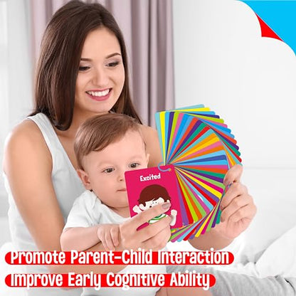 Emotions Flashcards, 50 Different Feelings with Coping Skills-Learn to Identify Various Moods, Cartoon Faces Emotions for Kids with Autism, ADHD -Emotion Flipbook for Therapy, Home Use - style: Emotions Flashcards