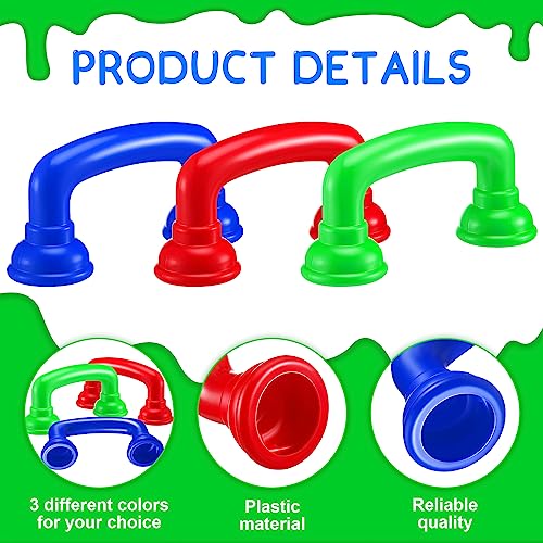 Teling 24 Pack Reading Phones Kids Auditory Feedback Hear Myself Sound Phones for Classroom(Red, Blue, Green)