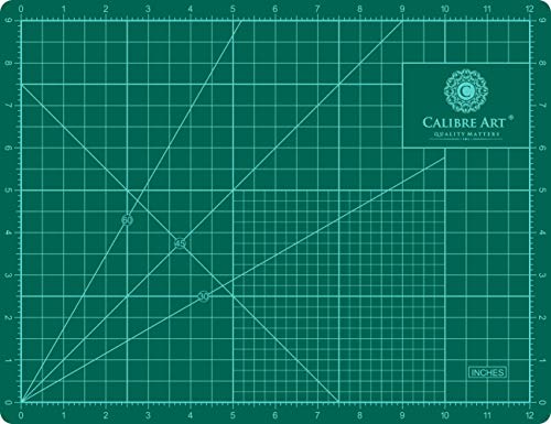Self Healing Rotary Cutting Mat, Full 9x12, Best for Quilting Sewing | Warp-Proof & Odorless (Not From China) - size: 12"L x 9"W