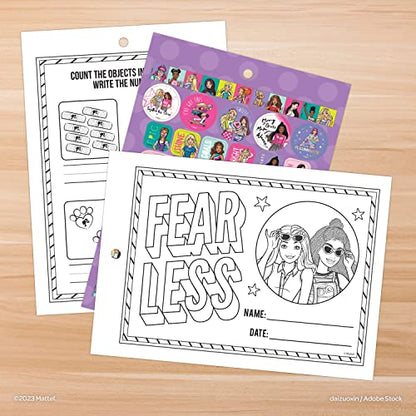 Barbie Reward Sticker Pad, Over 500 Stickers, Includes Reaward Certificates; Mattel 53456