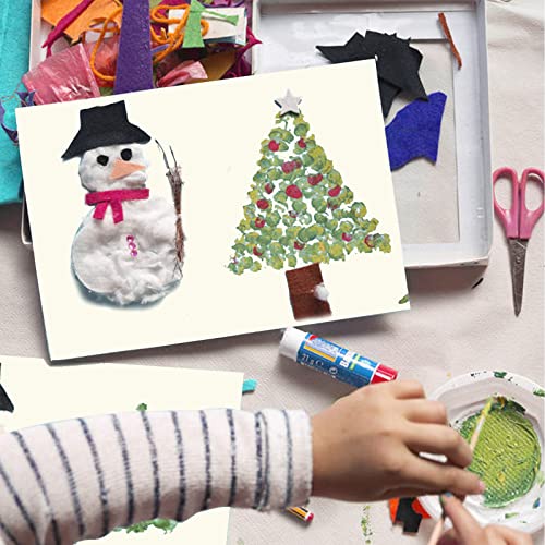 24 Sheets Cream Cardstock 8.5 x 11 Off White Paper, Goefun Ivory Card Stock Printer Paper for Cards Making, Office Printing, Certificate - color: cream