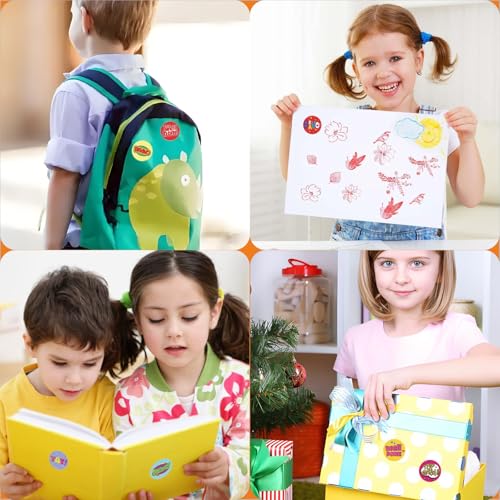Classroom Reward Stickers for Teachers, 16 Fun Designs, 1000Pcs Praise Motivational Stickers, Classwork Award Stickers, Teacher Supplies for Kids Students School (1 Inch,2 Rolls,Cartoon Style) - color: Cartoon Style