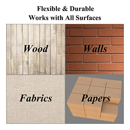 8 Inch Alphabet Letter Stencils - 40 Pack Letter Number Stencil Templates with Signs for Painting on Wood, Reusable Calligraphy Letters Stencils for Chalkboard Fabric Wood Signs - size: 8 Inch