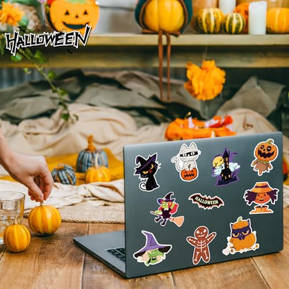 OHOME Halloween Stickers | 100 PCS Halloween Party Favors - Halloween Games Toys Gifts Party Supplies - Crafts Accessories Treats Bulk for Classroom - style: Halloween