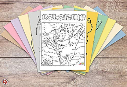 Blue Pastel Color Card Stock Paper, 67lb Cover Medium Weight Cardstock, for Arts & Crafts, Coloring, Announcements, Stationary Printing at School, Office, Home | 8.5 x 11 | 50 Sheets Per Pack - color: Blue