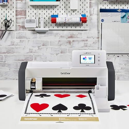 Brother ScanNCut DX Rotary Auto Blade Kit CADXRBKIT1 and Fabric Mat CADXMATF12 - style: Fabric Mat + Rotary Blade