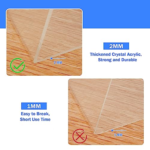 12 Pack Acrylic Sign Holder 8.5 x 11 Slant Back Acrylic Stands for Display Plexiglass Clear Acrylic Display Stands for Ad Frame, Picture Photo Frames, Promotions, Restaurants, Office, Store - size: Vertical 12 pack 8.5 x 11 inches