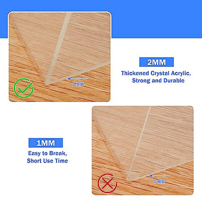 12 Pack Acrylic Sign Holder 8.5 x 11 Slant Back Acrylic Stands for Display Plexiglass Clear Acrylic Display Stands for Ad Frame, Picture Photo Frames, Promotions, Restaurants, Office, Store - size: Vertical 12 pack 8.5 x 11 inches
