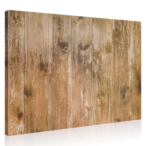 Magnetic Dry Erase Board, 24x18 Decorative Magnetic Board, Brown Wood Plank | Display Board, for Home, Office, Kitchen, Travel Souvenir Magnets, Wall Mounted, Includes 2 Markers, 6 Magnets - color: Brown Wood Plack, size: 24"W x 18"H