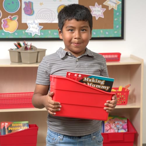 Really Good Stuff Durable Book & Binder Holders - 6 Pack - Red - color: Red