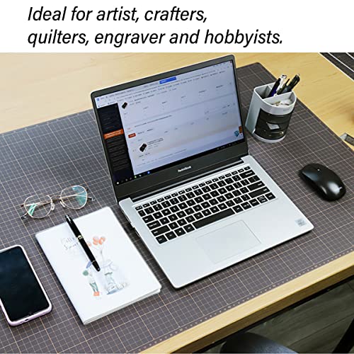 WUTA Self Healing Sewing Mat, PVC Cutting Mat A1 Double Sided Cutting Board for Sewing, Craft, Quilting, Fabric, Scrapbooking Project（35.4" x 23.6") - size: 35.4"L x 23.6"W