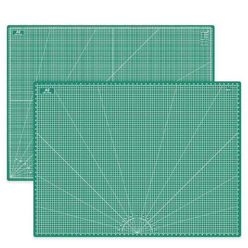 Headley Tools Thickened 36 x 48 Inch Self Healing Sewing Cutting Mat, A0 Rotary Cutting Sewing Mat for Crafts, Double Sided 5-Ply Table Cutting Board for Fabric Quilting Leather Hobby, Green - color: Green, size: 48"L x 36"W