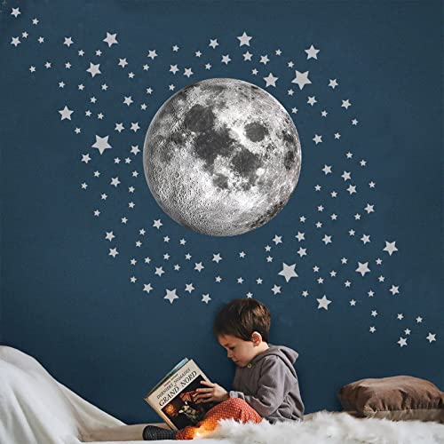 Sparkles and Stars Wall Decals, 500 Stars Wall Sticker, Sparkle Wall Decal, Space Kids Room Decor, Nursery Wall Art, Celestial Wall Stickers(Grey) - color: Stars - Grey
