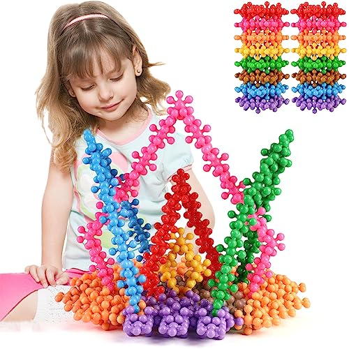 TOMYOU 400 Pieces Building Blocks Kids STEM Toys Educational Building Toys Discs Sets Interlocking Solid Plastic for Preschool Kids Boys and Girls Aged 3+, Safe Material Creativity - style: 400 PCS