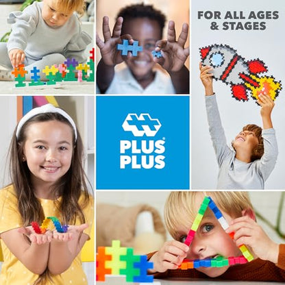 PLUS PLUS 240 Piece Gelato Mix Tube - Mini Interlocking Building Blocks Set, Stem Toys for Kids - Sensory Bin Fillers/Math Manipulatives Classroom Must Haves Gifts for Boys & Girls - style: Gelato Mix Play Tube