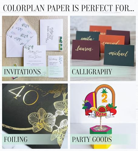 Cardstock Warehouse Colorplan Natural Cream Cardstock Paper – 25 Sheets, 8.5 x 11" – 100 lb. / 270 GSM Premium Matte Cover Cardstock for Invitations, Card Making, Scrapbooking & DIY Projects - color: Natural
