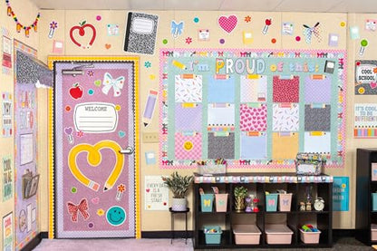 Teacher Created Resources Cool for School Composition Books Accents (TCR9331)