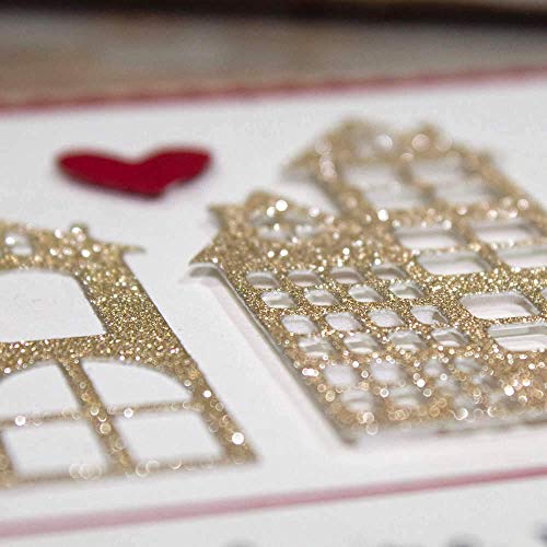 Cardstock Warehouse Sparkle Gold Touch Glitter - 8.5 x 11" - 16 Pt. / 280 Gsm Premium Cardstock Paper - 10 Sheets - color: Gold Touch, size: 8.5 x 11 - 10 Sheets