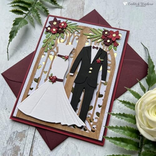 Cardstock Warehouse Colorplan Claret Burgundy Cardstock Paper – 25 Sheets, 8.5 x 11" – 100 lb. / 270 GSM Premium Matte Cover Cardstock for Invitations, Card Making, Scrapbooking & DIY Projects - color: Claret