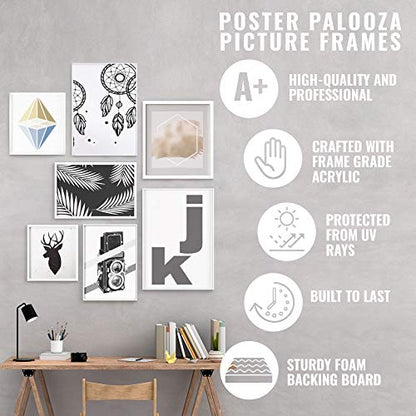Poster Palooza 5.5x8.5 Self Adhesive Foam Board 3/16" Self Stick Mounting Board for Picture Frame Backings & Craft Projects (Pack of 10 Sheets) - color: 10 Count, size: 5.5x8.5