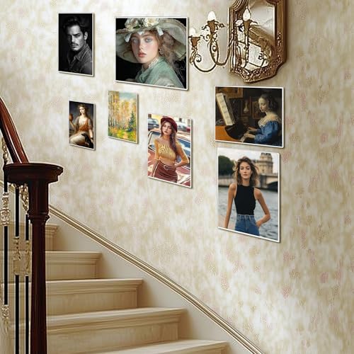 9 x 12 Acrylic Picture Frame, Horizontal/Vertical Clear Photo Frame for Wall with Tape, No Drilling Floating Hanging Frameless Picture Frame, Wall Mount Sign Holder for Home, School, Office - size: 1 Pack 9 x 12 Inches