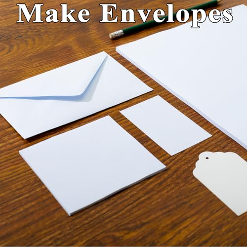 100 Sheets 65lb White Cardstock, 8.5" x 11", Printer Bright White Paper for DIY Craft Card Making Premium Card Stock Blank Invitation Paper Greeting Cards, 65LB Cover 180 GSM - color: White, size: 65lb-100sheets