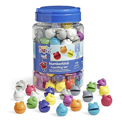hand2mind Numberblocks Numberblob Counting Set, Math Counters, Educational Math Manipulatives, Numbers for Toddlers, Preschool Learning Toys, Counting Manipulatives for Kindergarten