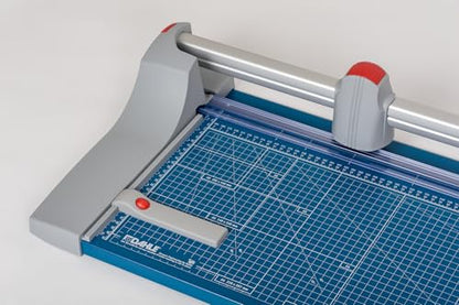 Dahle 448 Premium Rotary Trimmer, 51" Cut Length, 20 Sheet Capacity, Self-Sharpening, Automatic Clamp, German Engineered Paper Cutter - size: 51" Cut Length