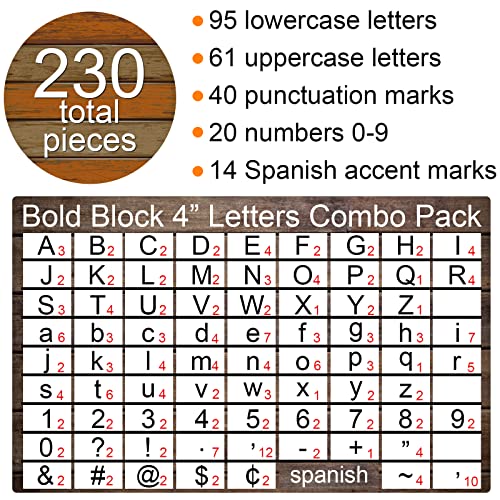 230pcs Letters Combo Pack Set, Fall Thanksgiving Classroom Alphabet Letters Numbers Bulletin Board Block Decor Accents Cutouts for Students Kids - style: Fall