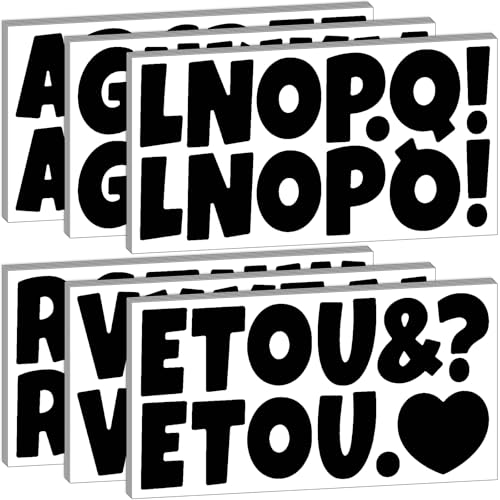 Bemeol 2.5 Inch Bulletin Board Letters 432 Pieces 36 Sheets Alphabet Letter Stickers Cutout Letters for Poster Board Display Home Classroom School Decor(Black) - color: Black