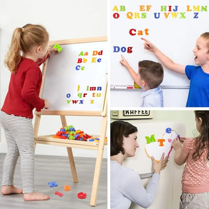LovesTown 104 PCS Alphabet Magnetic Letters and Numbers for Toddlers,ABC 123 Fridge Educational Set,Great Learning Gift from Parents or Teachers (Pack of 2) - size: Medium (Pack of 2)