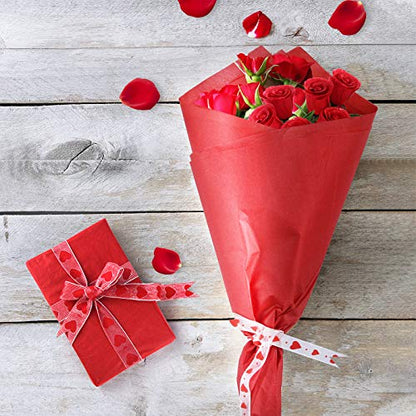 MIAHART 60 Sheets Gift Wrapping Tissue Paper Assorted 50 * 35cm Valentine's Day, Wedding, DIY Crafts, Gift Decorations