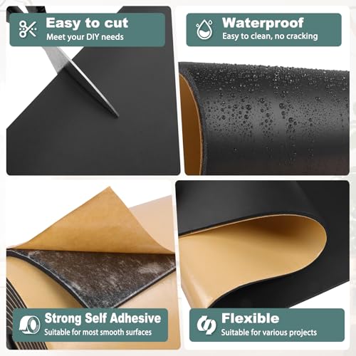 FONUNO Foam Padding Sheets with Adhesive Foam Insulation Neoprene Sheets Closed Cell Insulation Neoprene Rubber Roll for Gaskets Liner Crafts DIY Projects, Black, 12" Wide x 59" Long x 1/2" Thick - color: Black, size: 12" Wide x 59" Long x 1/2" Thick